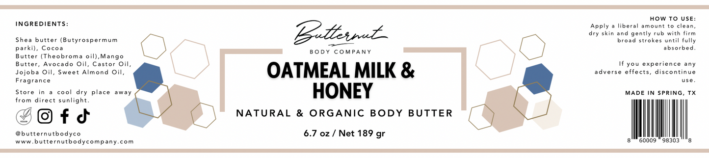 Oatmeal Milk & Honey